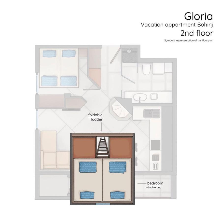 Gloria Holiday - Apartment Bohinj Dış mekan fotoğraf